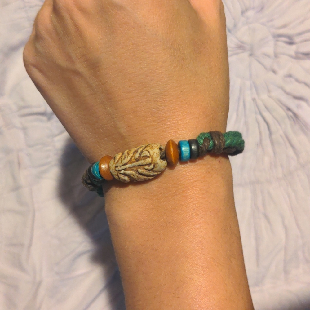 Rope & Bead Bracelet